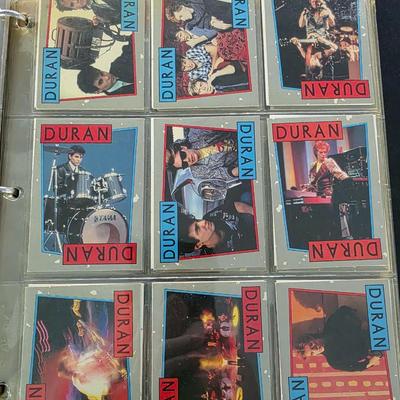 Duran duran trading card set