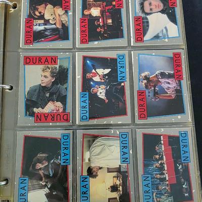 Duran duran trading card set