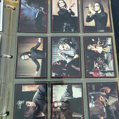 The crow trading card set