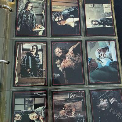 The crow trading card set