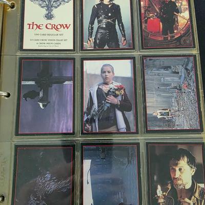The crow trading card set