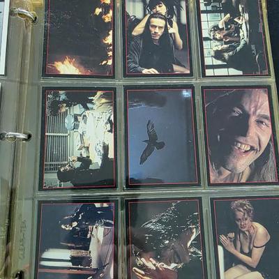 The crow trading card set
