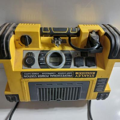 Stanley FatMax Professional Power Station – Jump Starter, Compressor & Power Supply Combo