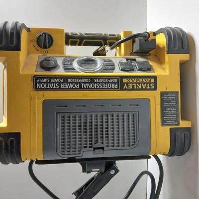 Stanley FatMax Professional Power Station – Jump Starter, Compressor & Power Supply Combo