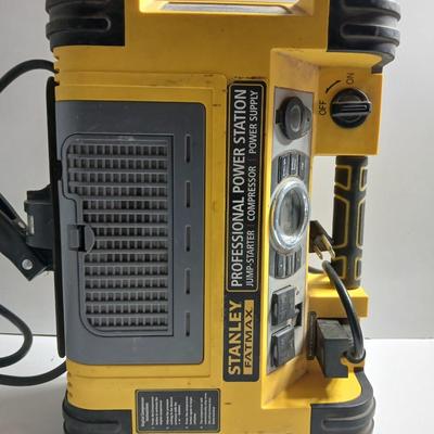 Stanley FatMax Professional Power Station – Jump Starter, Compressor & Power Supply Combo