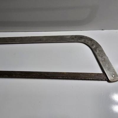 Lot of 3 Vintage Hand Tools – Hacksaw Handsaw and Level