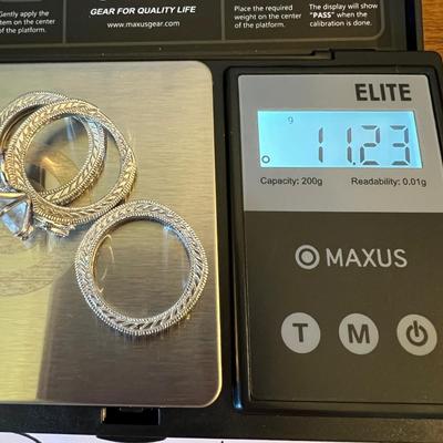 3 Sterling Silver Layer Rings RP 925