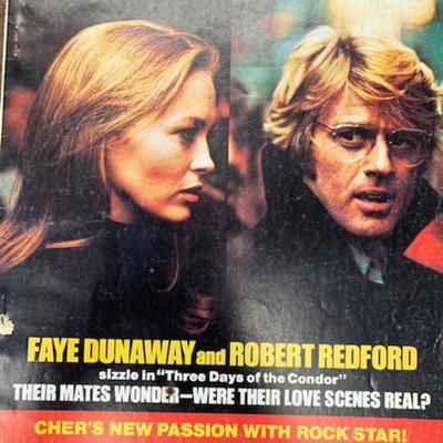 Modern Screen Magazine - Three Days of the Condor, Faye Dunaway and Robert Redford