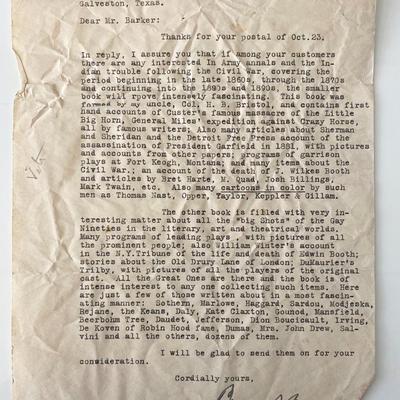 signed letter