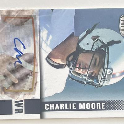 Charlie Moore signed 2014 Sage Hit #A37 trading card
