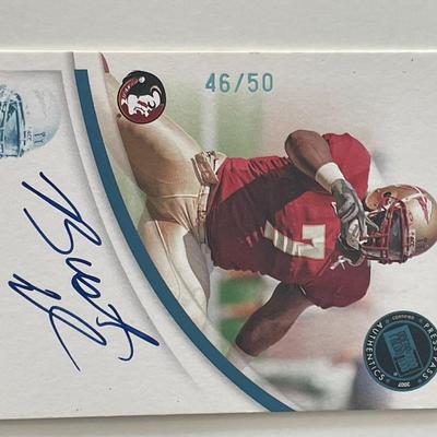 Buster Davis signed autograph card