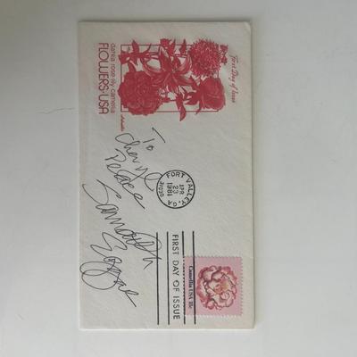 James Bond Girl Samantha Eggar signed FDC