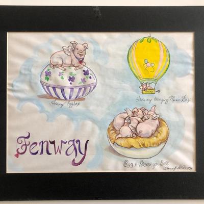 Fenway the Pigasus Original Art