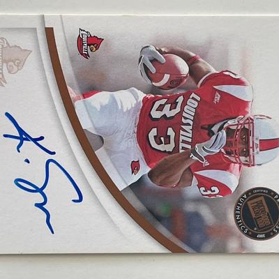 Kolby Smith signed  2007 Press Pass Authentics trading card