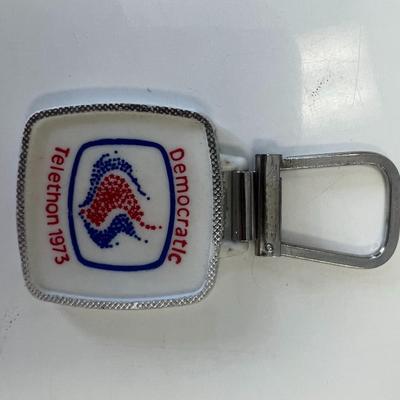Democratic Telethon 1973 keychain