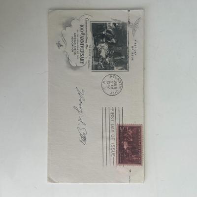 Navy rear admiral Harry S. Etter signed FDC