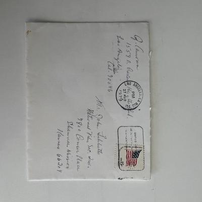 Comedian Judy Canova handwritten envelope