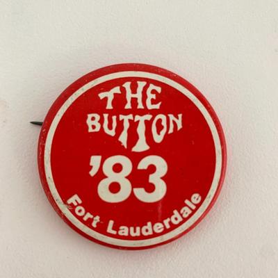 The Button '83 fort Lauderdale vintage pin