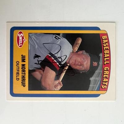Baltimore Orioles Jim Northrup signed trading card