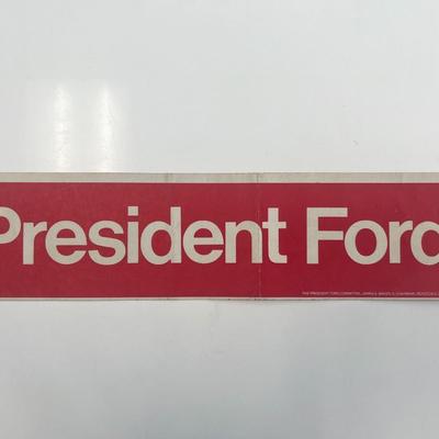 President Ford bumper sticker