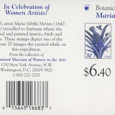 Merian Botanical Prints Full Stamp Book