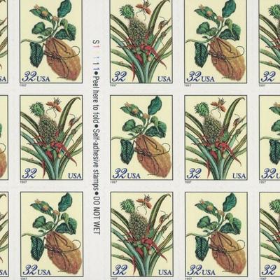 Merian Botanical Prints Full Stamp Book