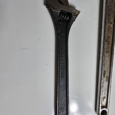 Three Adjustable Wrenches – 6" and 10"
