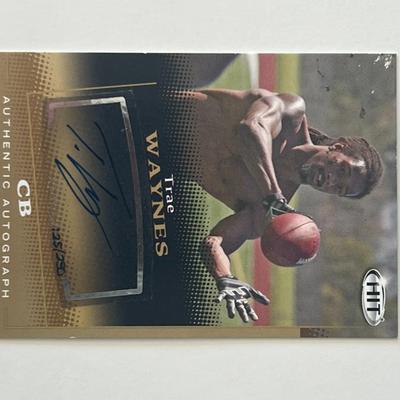 Trae Waynes signed autographed card