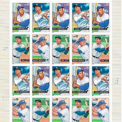 Baseball Sluggers Stamps
