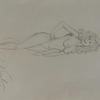 Randy Earl hand drawn sketch