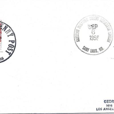 Jordan's Penny Post APS Convention First Day Cover