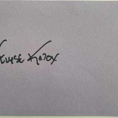 Elyse Knox original signature
