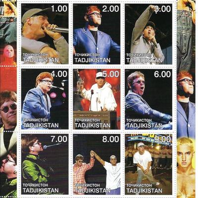 Elton John Cinderella Stamp Set