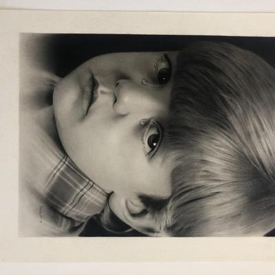 Crying Boy Original Art - Castillo '91