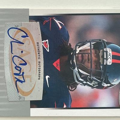 Chris Cook signed autograph card