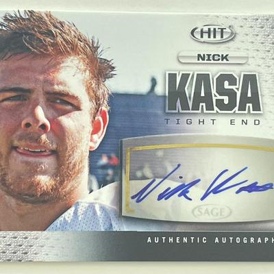 Nick Kasa signed autograph card