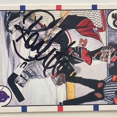 Philadelphia Flyers Ron Hextall 1990 Score #25 signed trading card