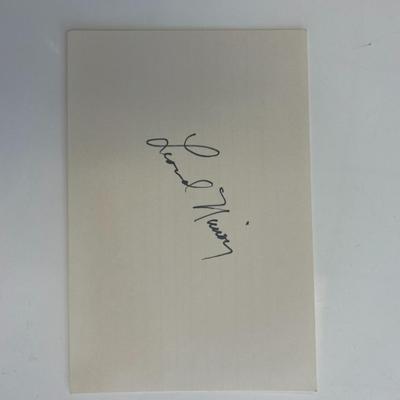 Star Trek Leonard Nimoy original signature