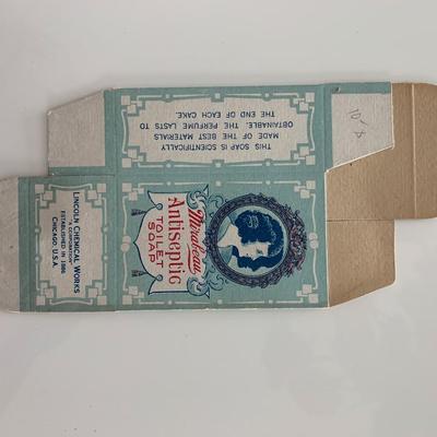 Mirabeau unsigned Antiseptic Toilet Soap Box