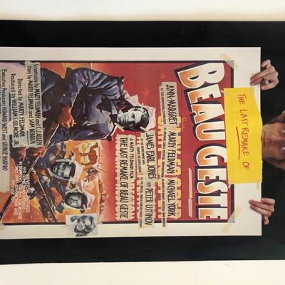 The Last Remake of Beau Geste Original Vintage Movie Poster