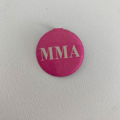 MMA vintage pin