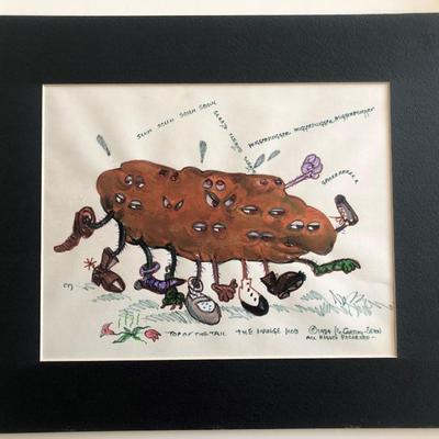 Top of the Tail - The Mange Mob Original Art - McCarthy-Eaton 1984