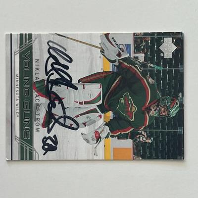 Minnesota Wild Nicklas Bäckström 2006 Upper Deck #220 signed trading card