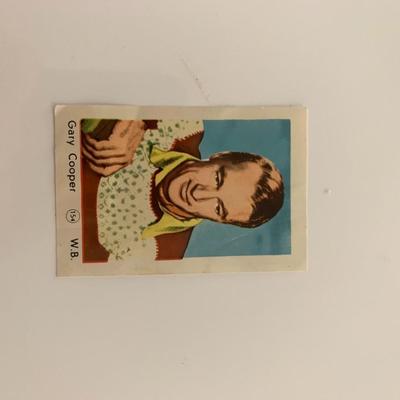 Gary Cooper unsigned cigarette card