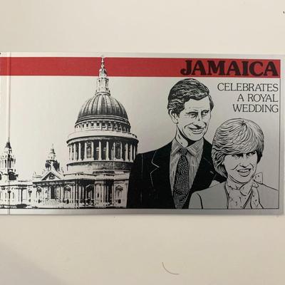 Jamaica Prince Charles and Lady Diana commemorative wedding stamp booklet