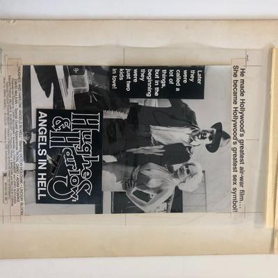 Hughes and Harlow: Angels in Hell Original Vintage Paste Up Movie Poster