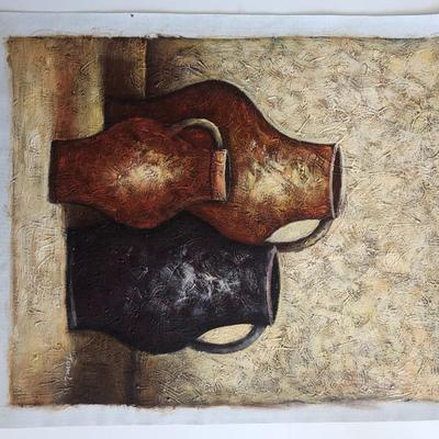 Vases Still Life original painting on canvas