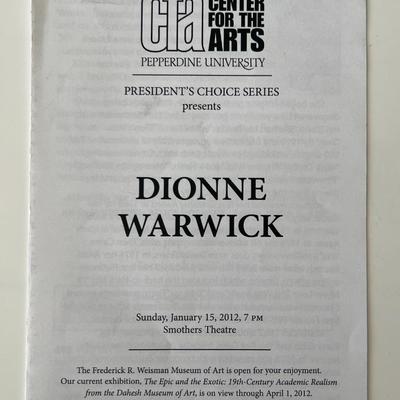 Dionne Warwick Center for the Arts program