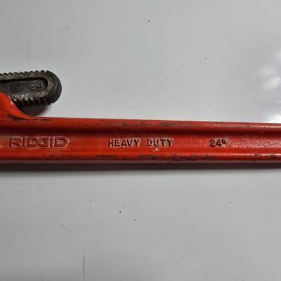 Ridgid 24" Heavy-Duty Pipe Wrench – Ridge Tool Co. Elyria OH USA