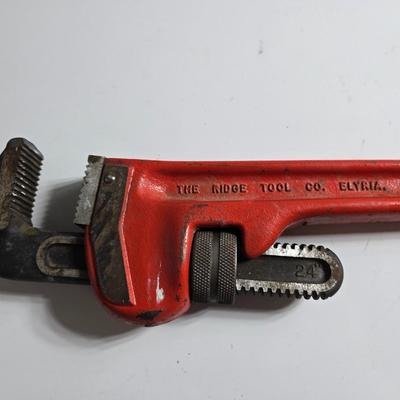 Ridgid 24" Heavy-Duty Pipe Wrench – Ridge Tool Co. Elyria OH USA